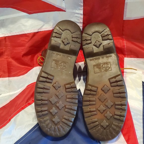 Vintage Doc Martens "Made In England" Cognac Brown - Picture 2 of 4